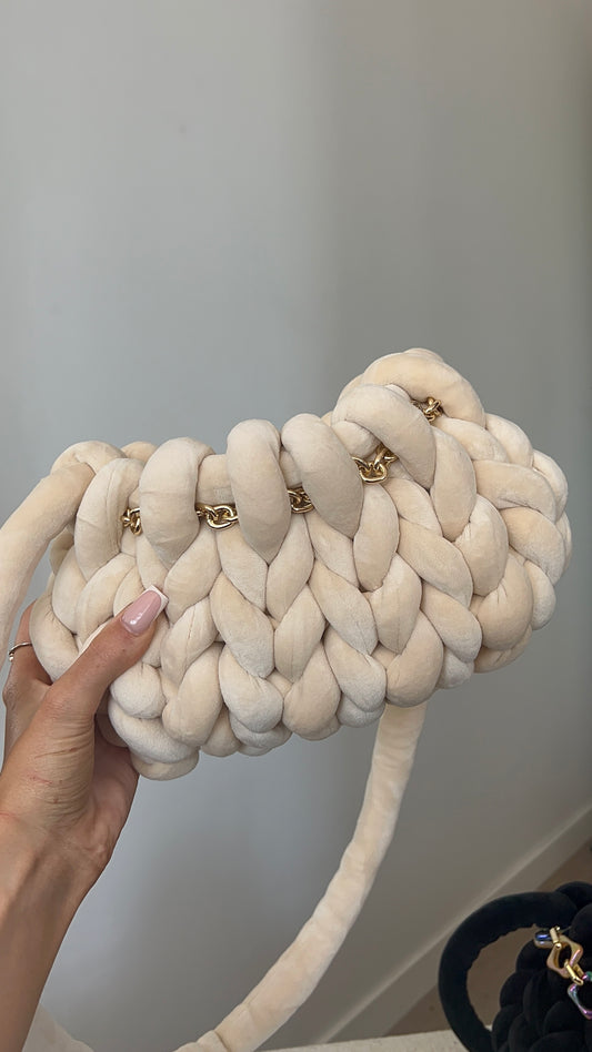 Sac nuage velours
